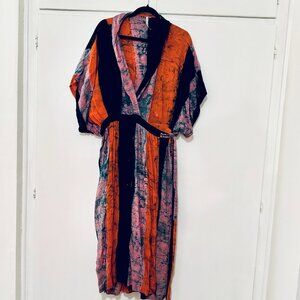 Osei Duro Sampa Dress in Carmine